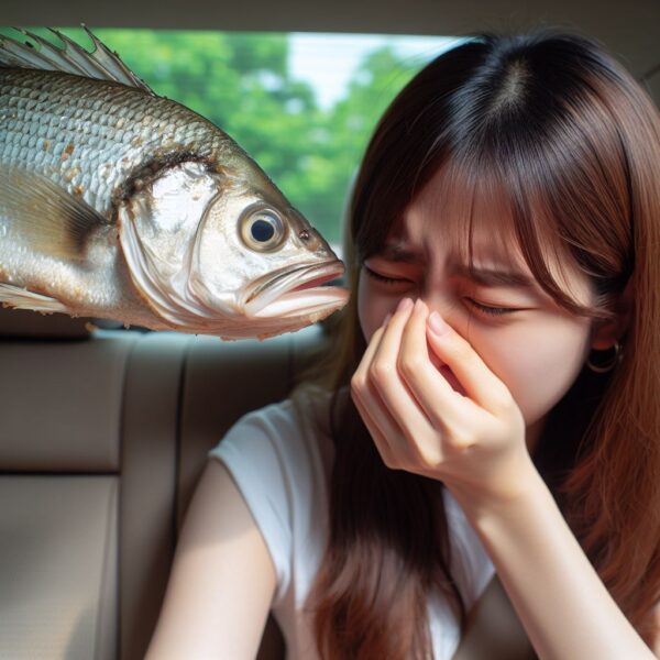 How to remove seafood smell from your car