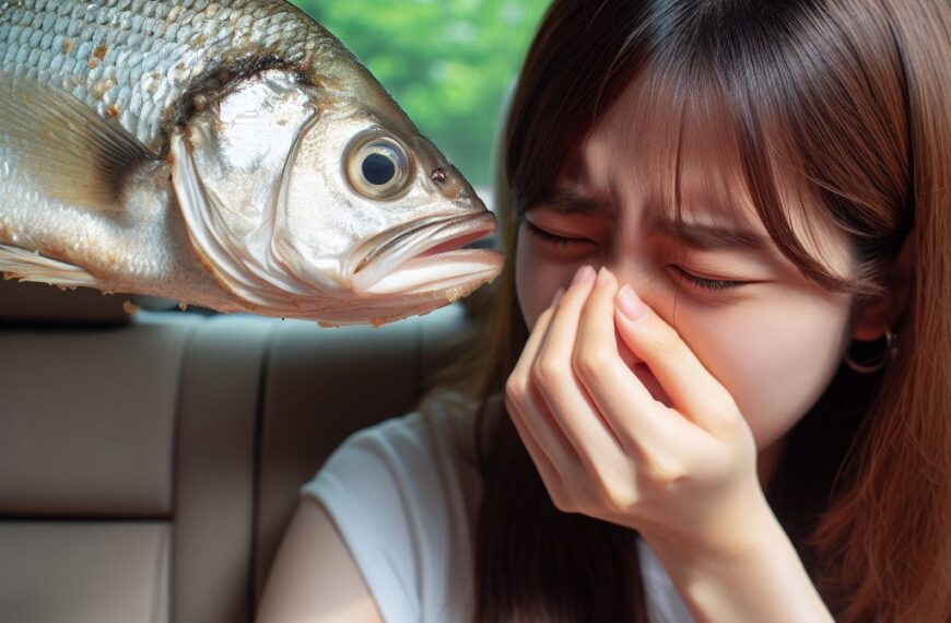 How to remove seafood smell from your car